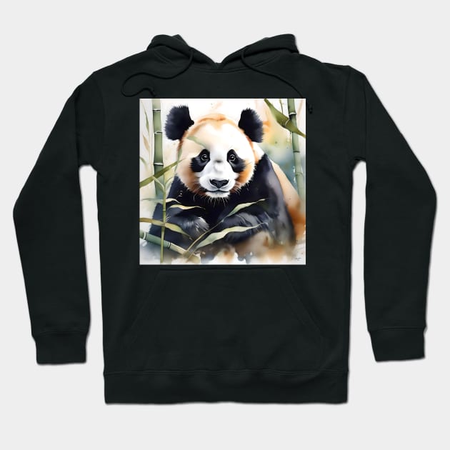 Panda Bear Study Hoodie by Oldetimemercan